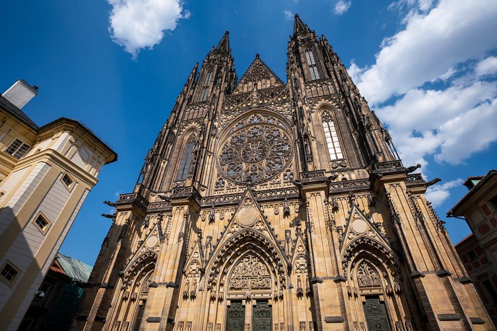 St. Vitus Cathedral is the largest church in Prague and one of the cities greatest works of Gothic Architecture
